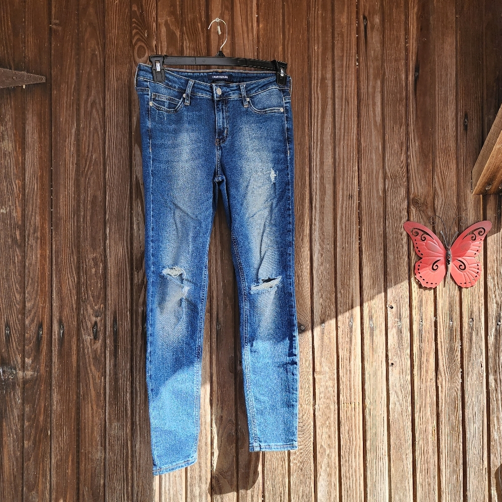 Calvin Klein Ladies Super Skinny Jeans